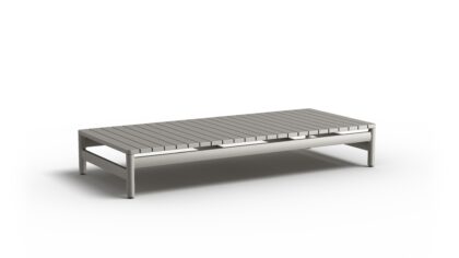 Montauk Coffee Table Rect Aluminum 68&#8243;