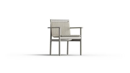 Montauk Dining Arm Chair Aluminum