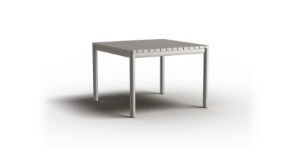 Montauk Dining Table SQ Aluminum 42&#8243;