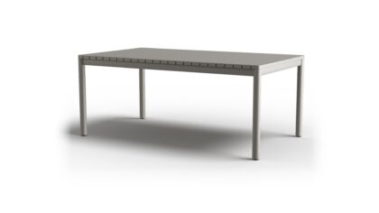 Montauk Dining Table Rect Aluminum 72&#8243;